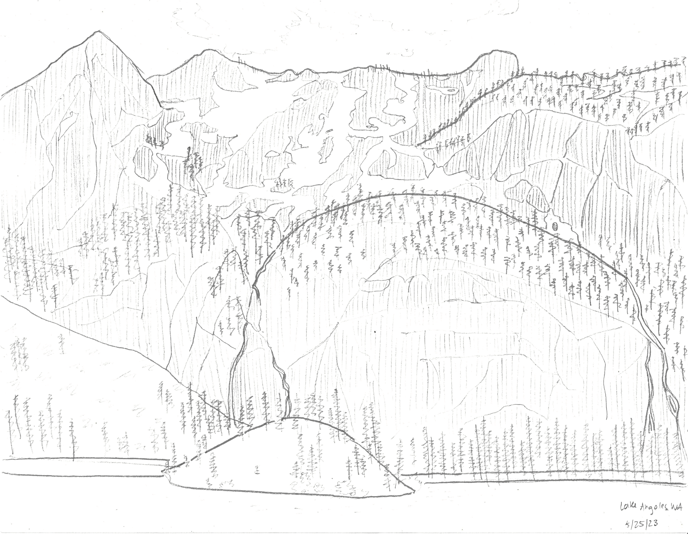 Lake Angeles, Washington. 2023/05/25