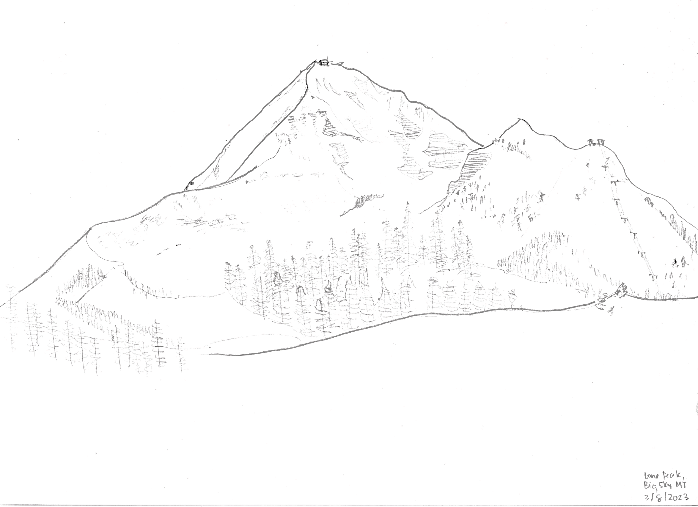 Lone Peak, Montana. 2023/03/08