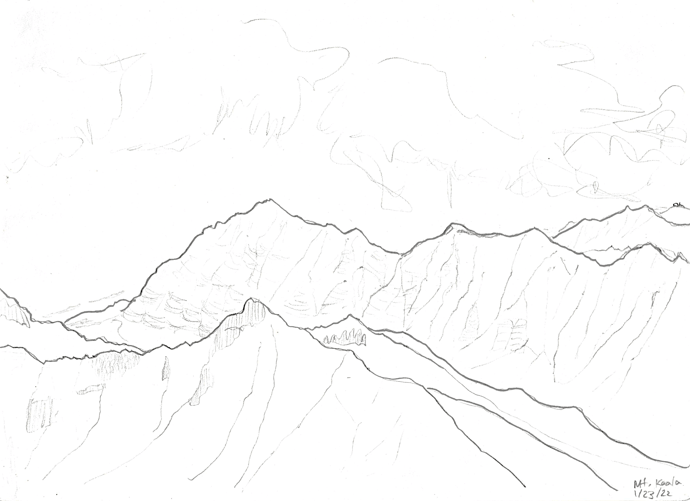 Mt Kaala, Oahu, Hawaii. 2022/01/23