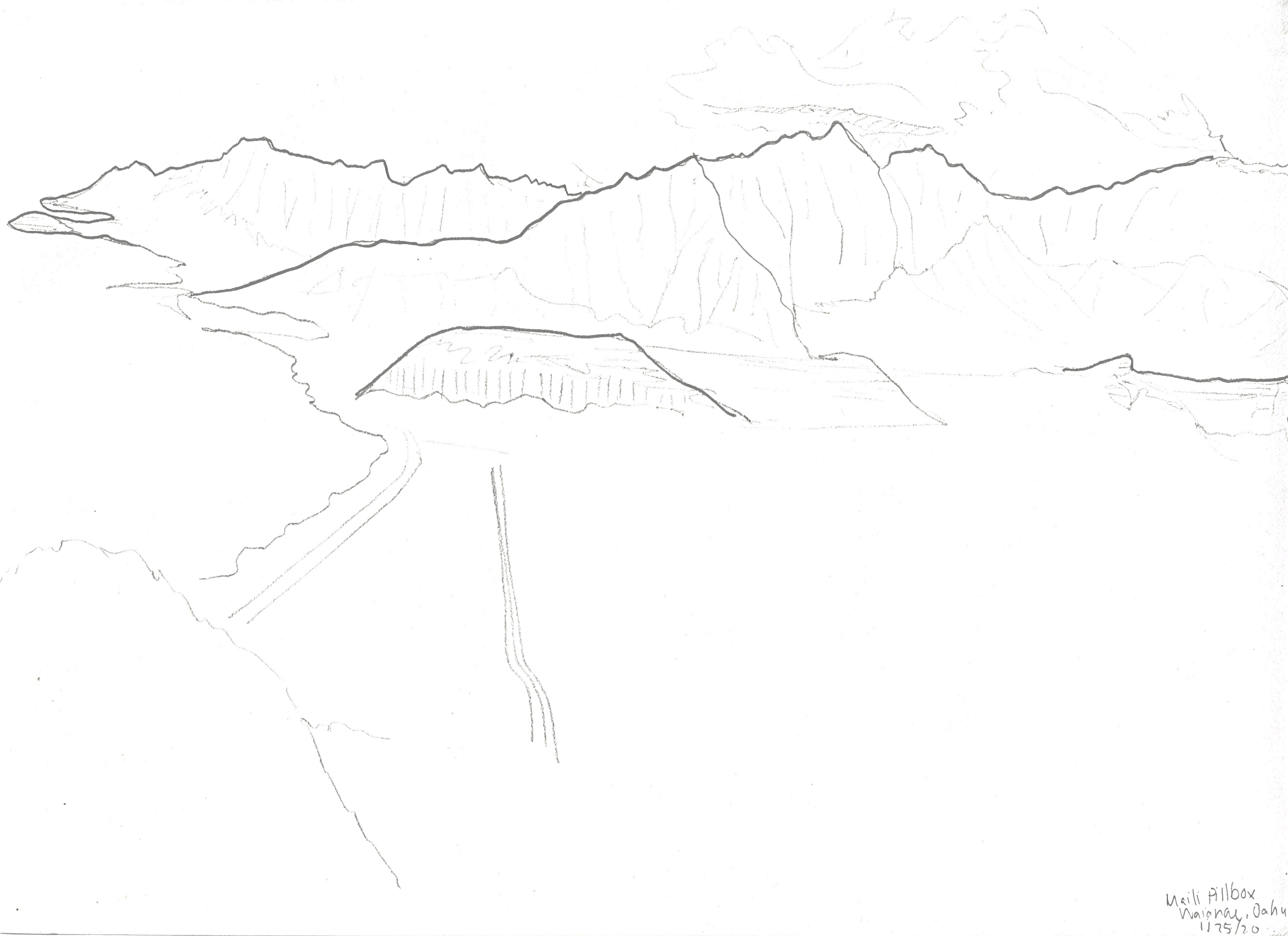 Ma'ili Pillbox, Oahu. 2020/01/25