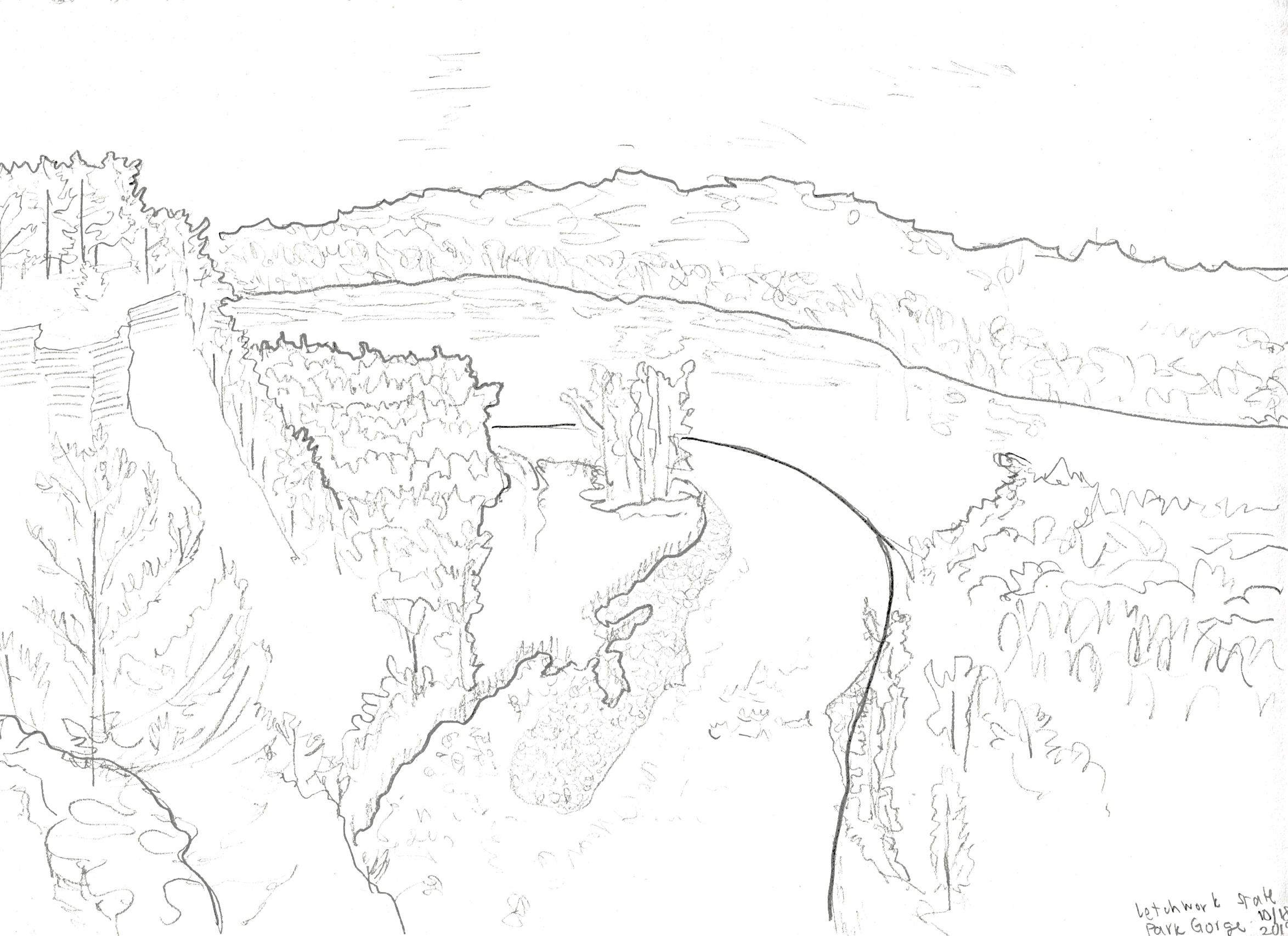 Letchworth State Park, New York. 2019/10/18