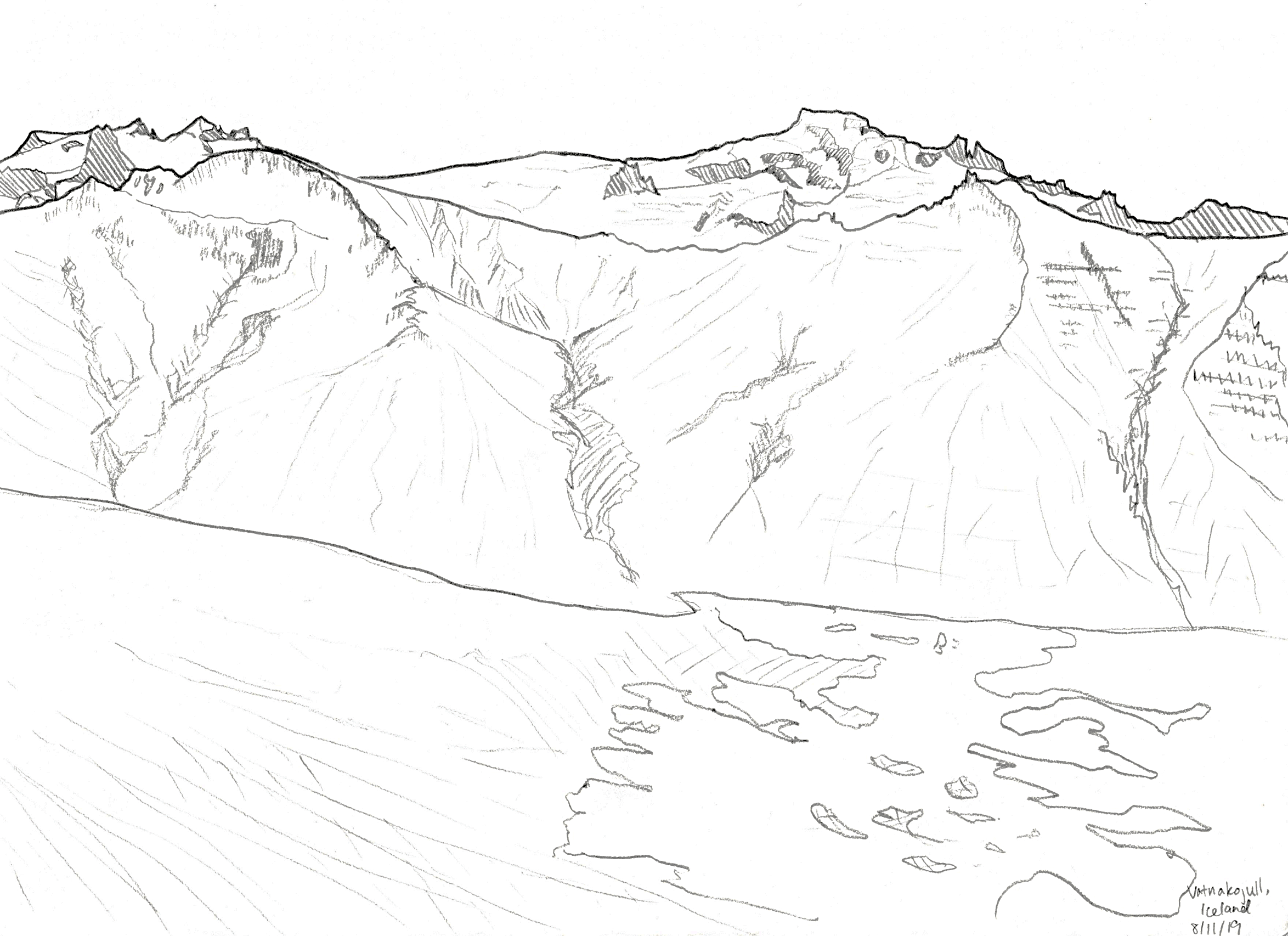 Vatnajokull, Iceland. 2019/08/11
