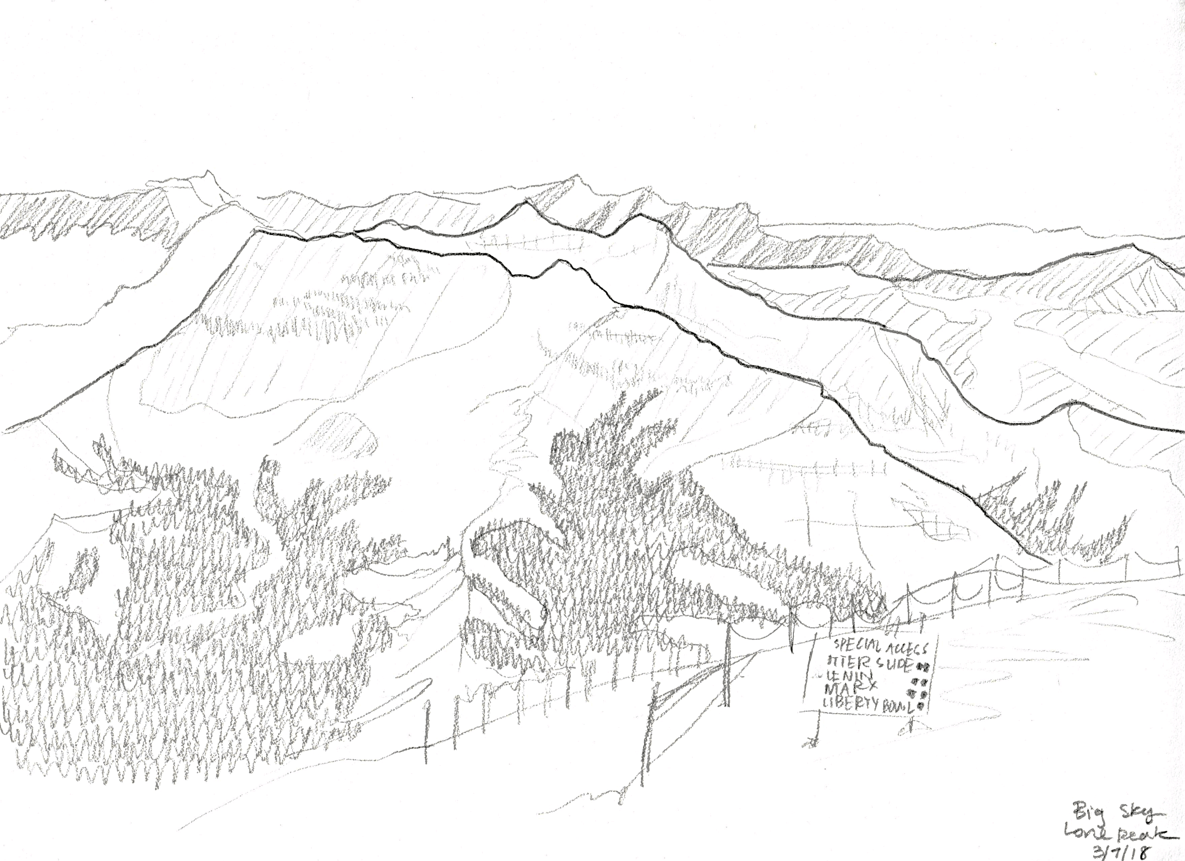 Big Sky, Montana. 2018/03/07