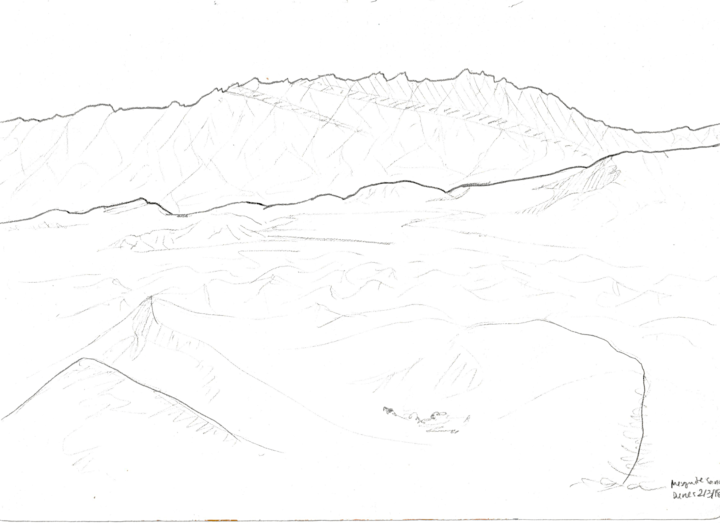 Mesquite Sand Dunes, Death Valley. 2018/02/03