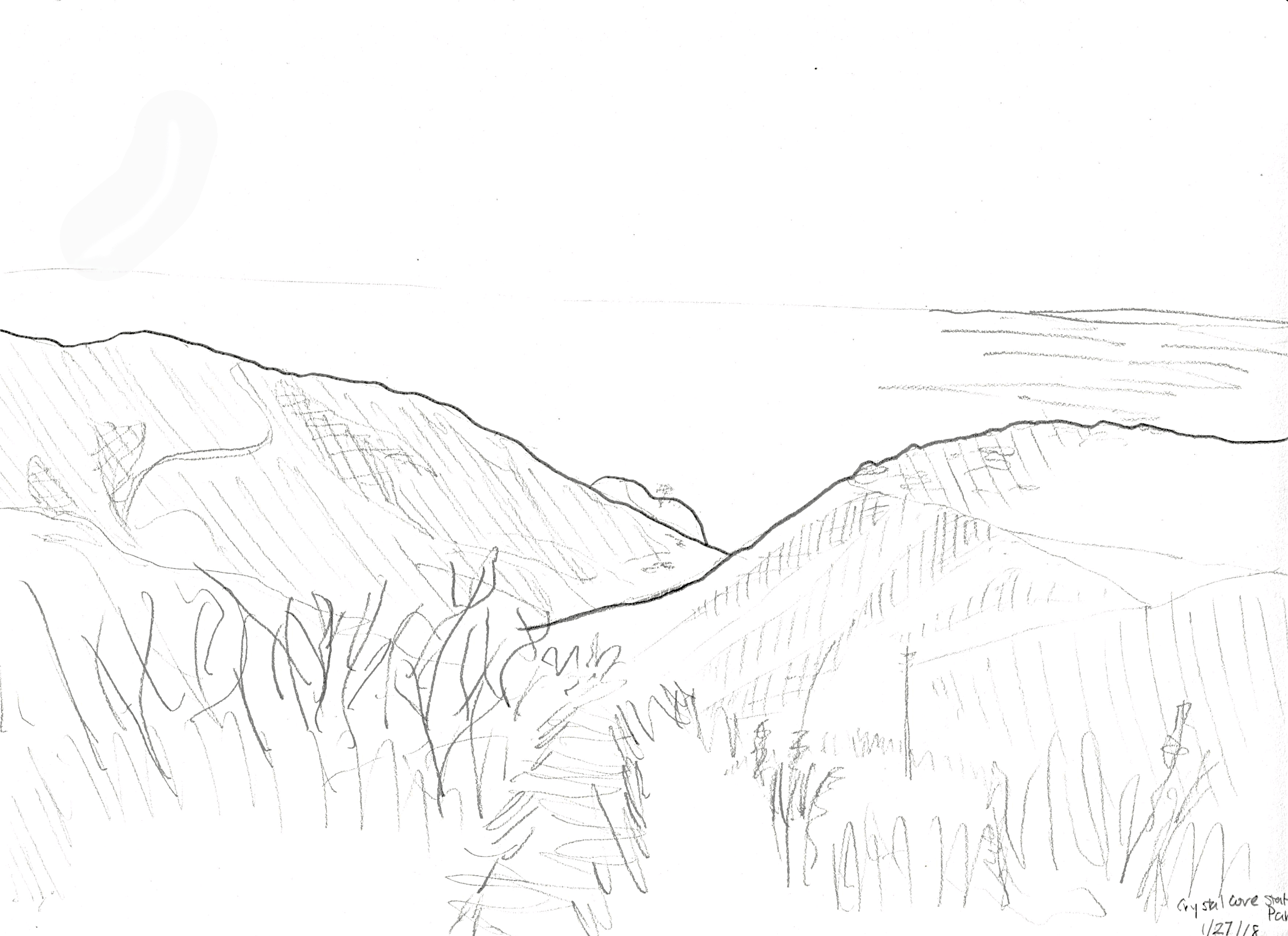 Crystal Cove State Park, California. 2018/01/27