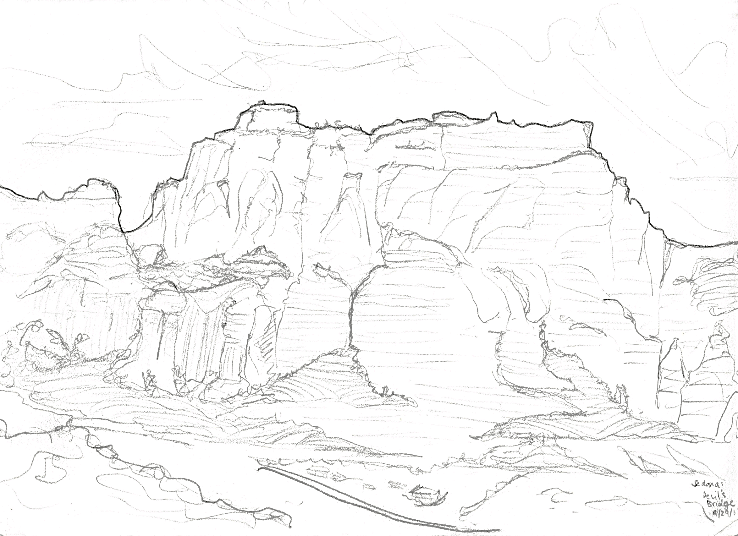 Devil's Bridge, Sedona Arizona. 2017/04/29