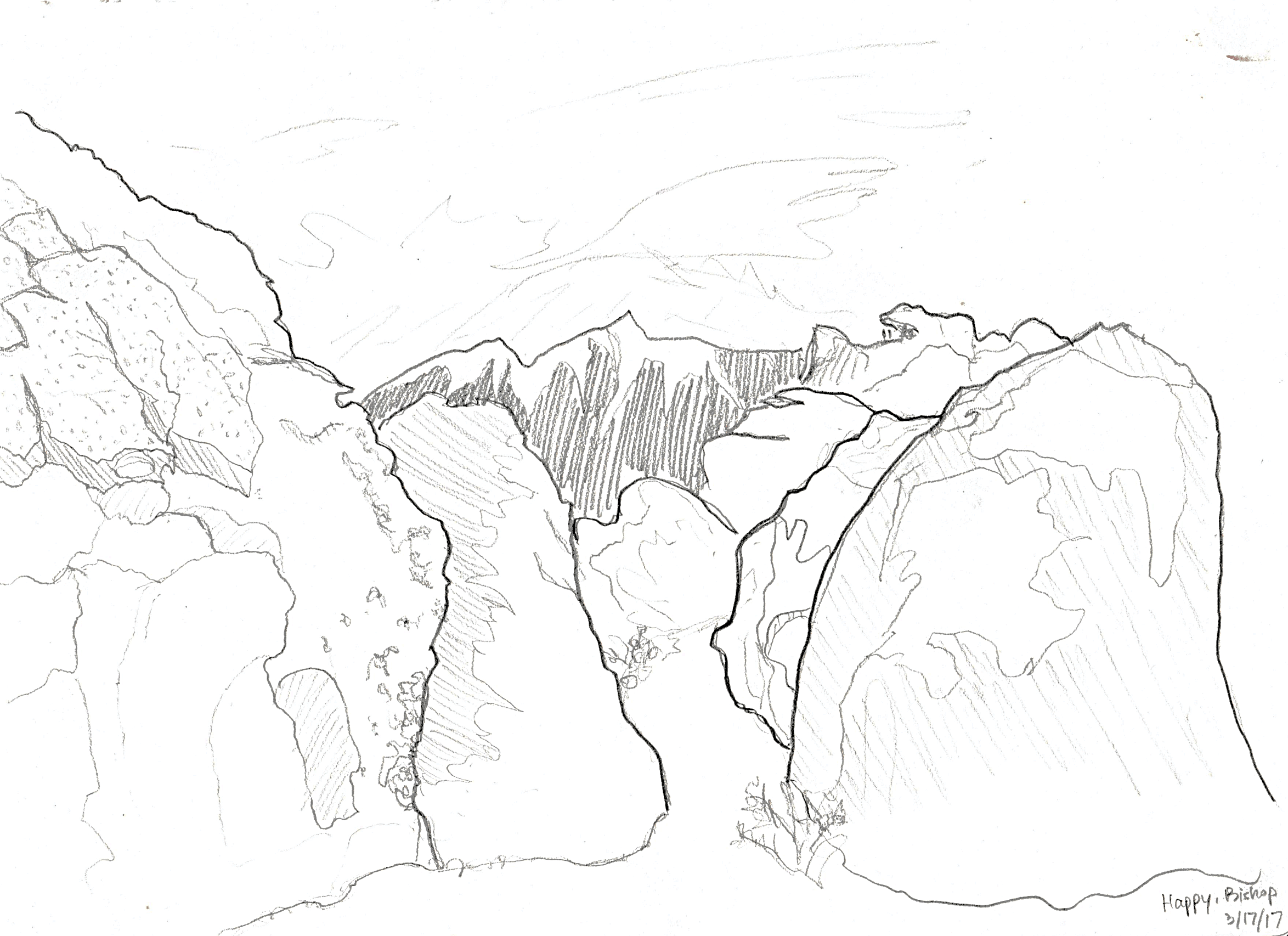 Happy Boulders, Bishop California. 2017/03/17