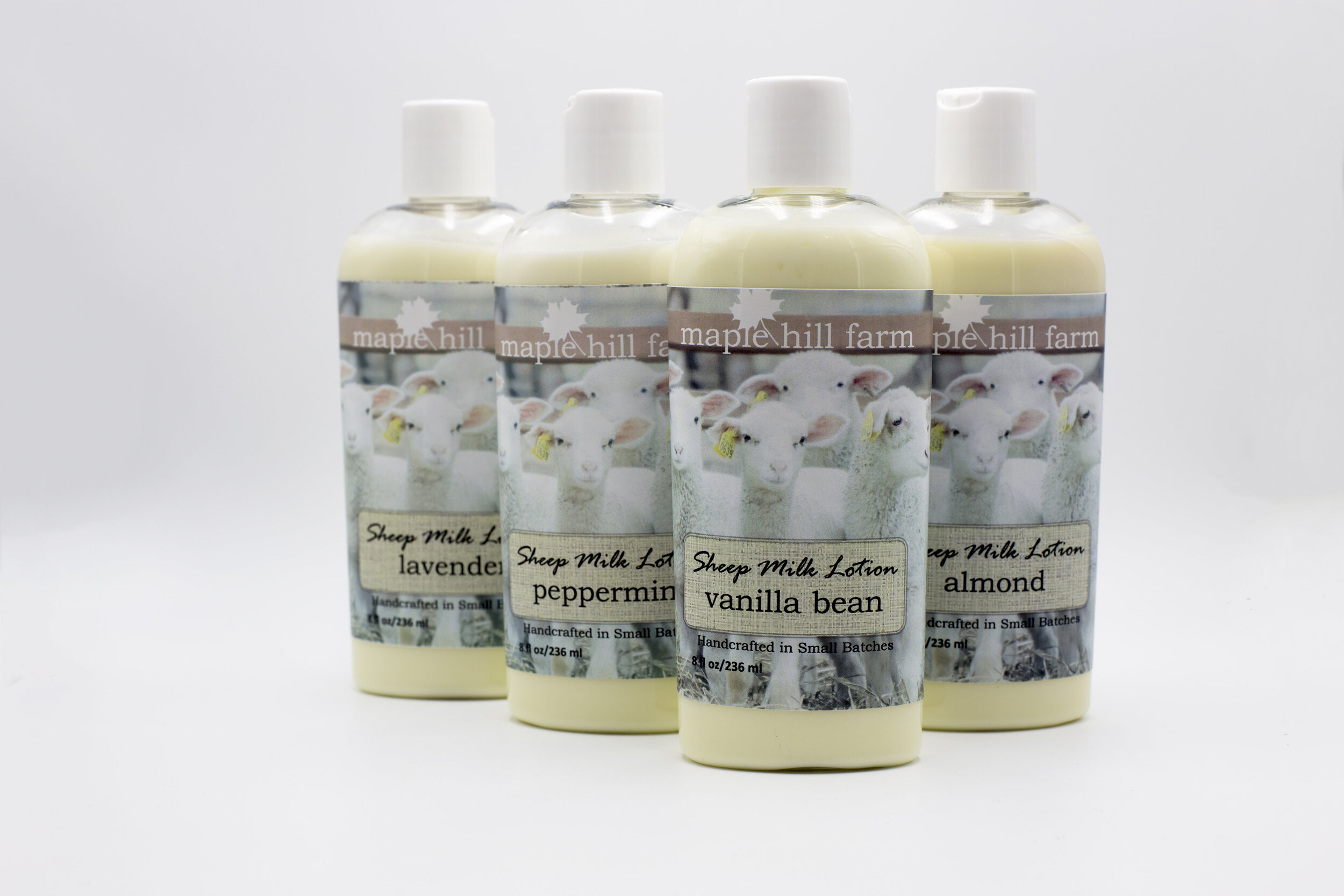 Sheep Milk Lotion 8 oz bottle w/cap (Limited Quantities - ON SALE) — Maple Hill