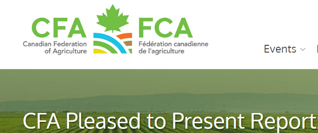 Canadian Federation of Agriculture Presents a Report on Data as a Foundation for Sustainable Productivity Growth