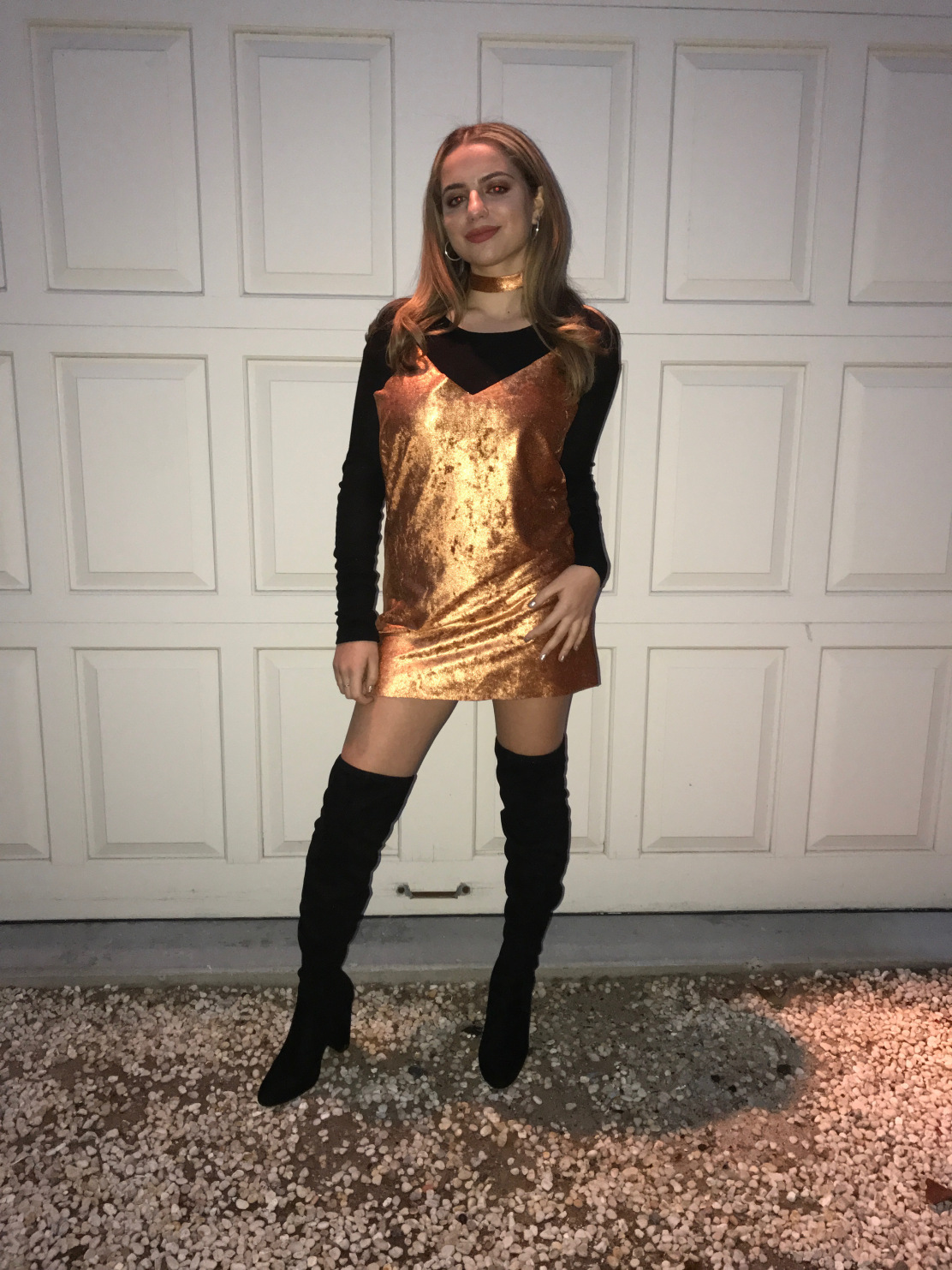 Gold Slip Dress