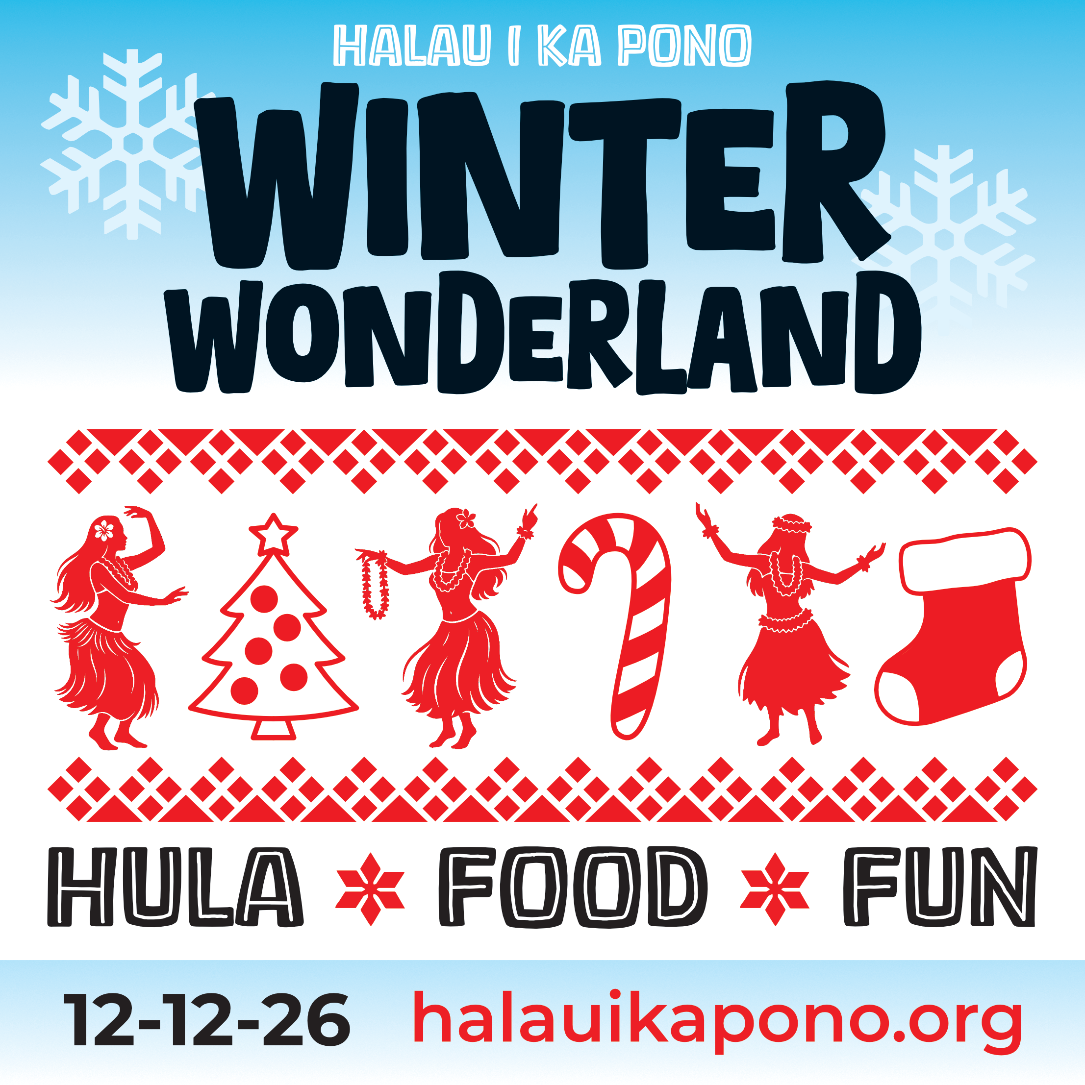 Winter Wonderland Hula Show &amp; Party