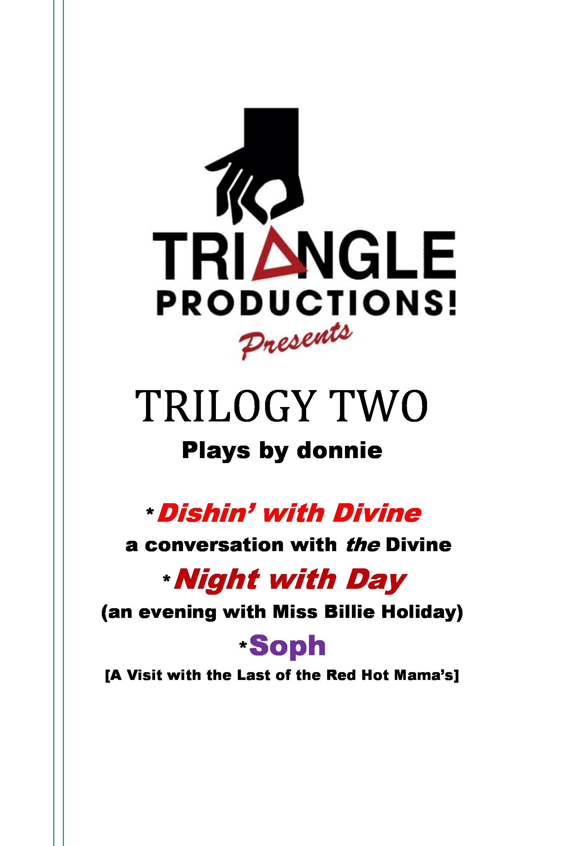 Trilogy Two: Second book of plays by Donnie (Volume 2) 