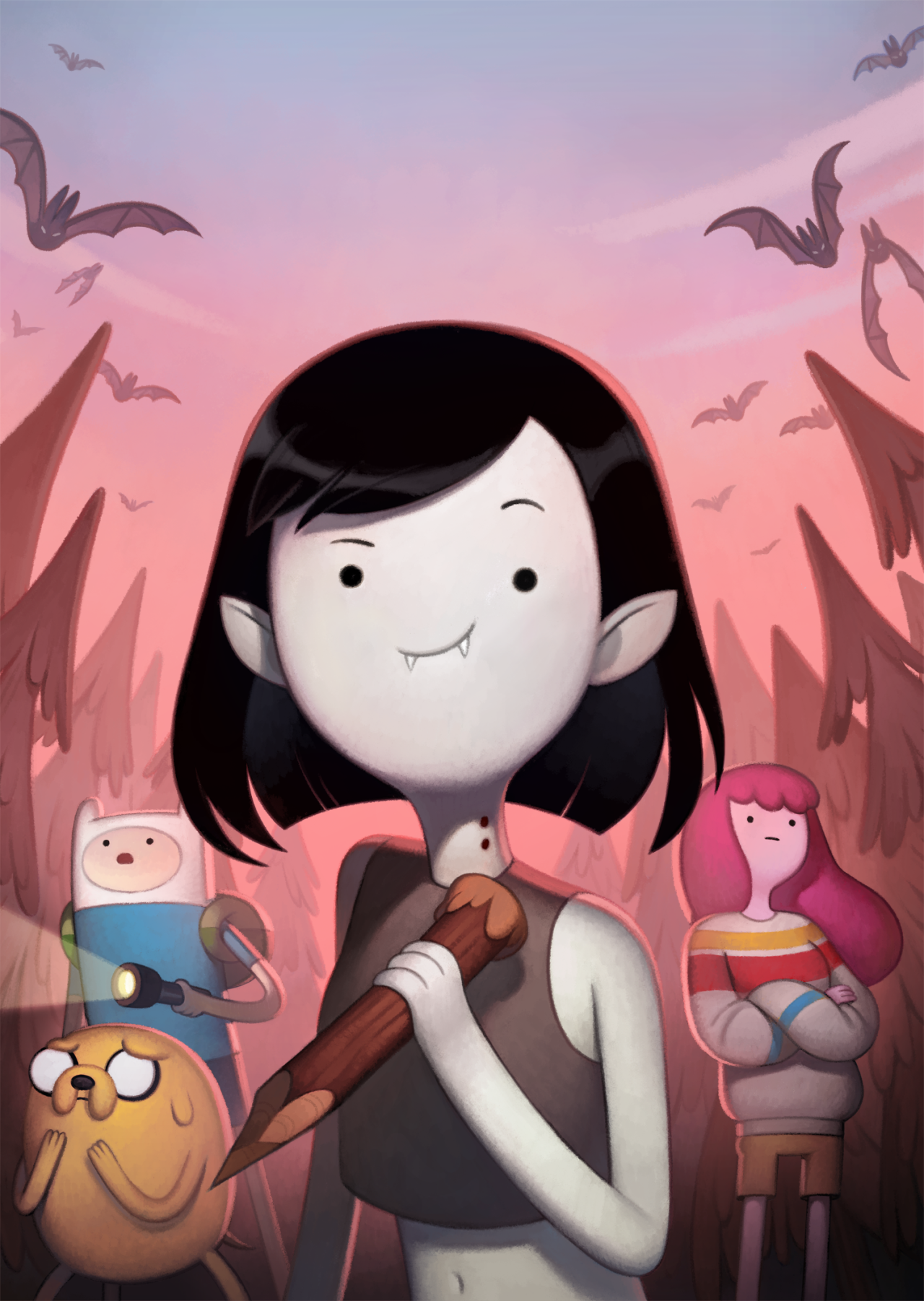 adventuretime:

Re-Stakes!
Cartoon Network is re-running all eight episodes of Stakes! tonight, Friday, beginning at 7/6c.
And how about a special round of applause for Joy Ang. Not only did she work up the miniseries’ eight title cards you’ve dug s…