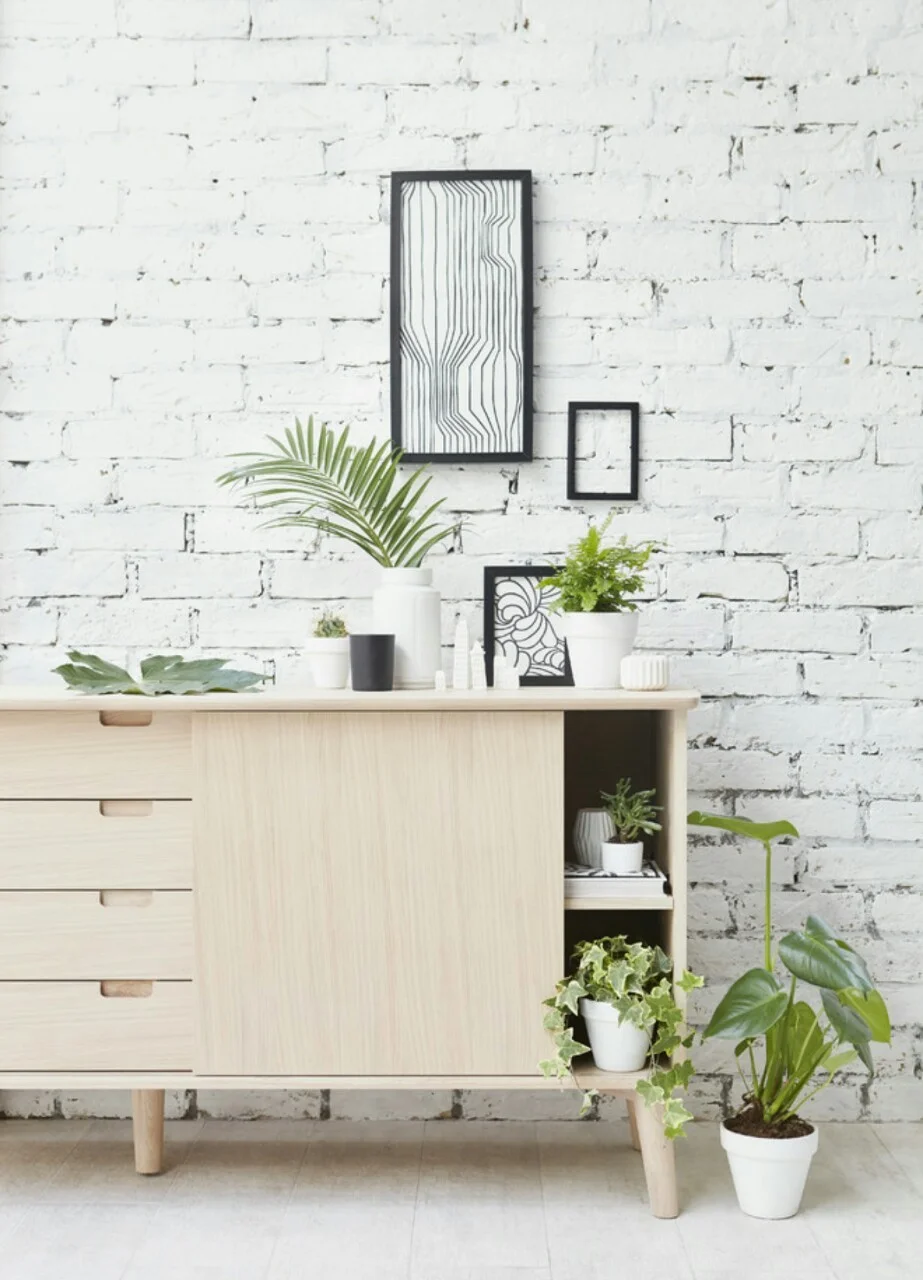 I really dig wood, green, and white.