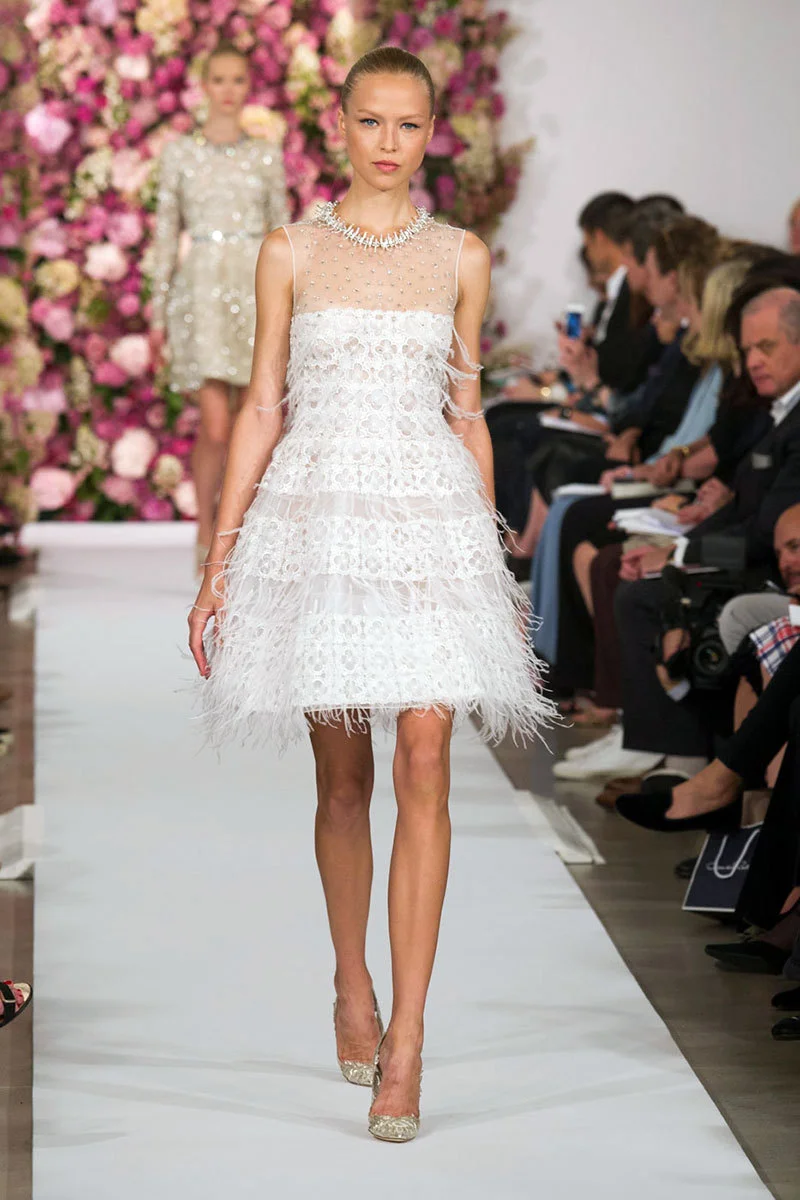 harpersbazaar:

24 Unexpected Wedding Looks From NYFW
Photo Credit: Imaxtree

White isn&rsquo;t a color, but I would still call it one of my favorite colors.
