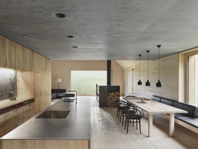 homeandinteriors:

House designed by Bernardo Bader Architects in rural Austria. 

I want a house with all wood and bamboo furniture.