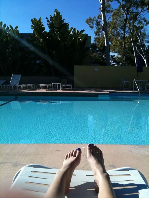I wanted to swim today.

It was sunny outside and the pool wasn&rsquo;t too cold. I&rsquo;ve been working out nonstop at triathlon camp this last week - I finally had gotten used to waking up early and jumping on a bike or diving into a pool. I tann…