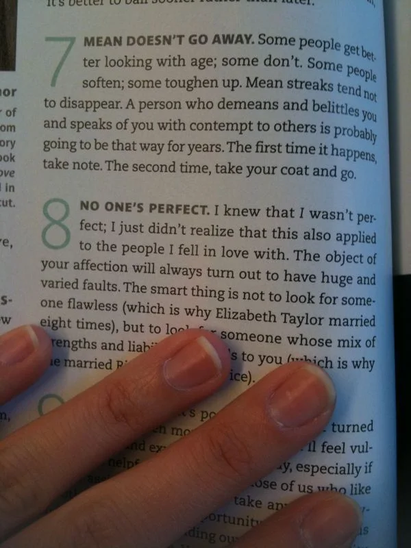 Words of wisdom from Amy Bloom.