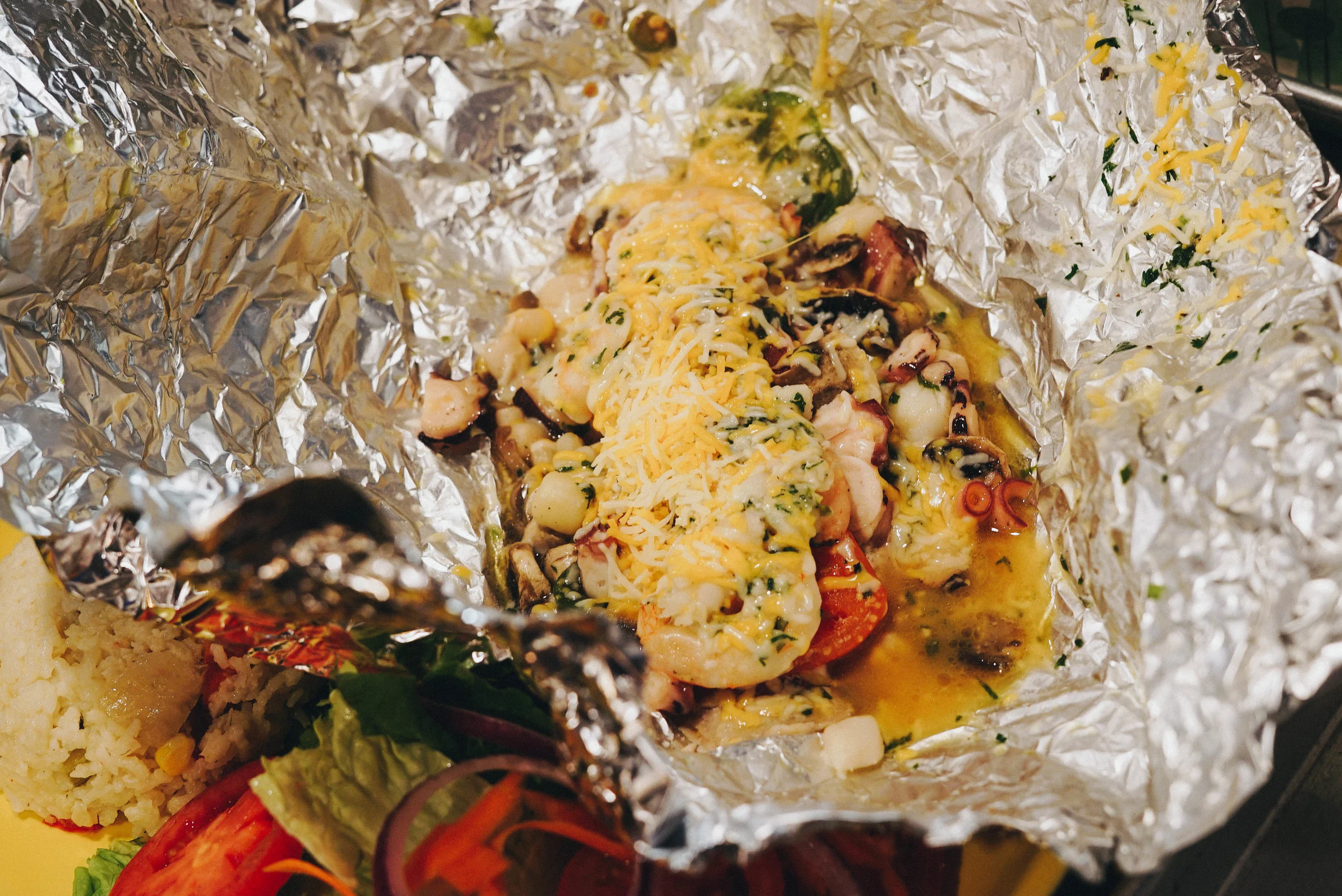 Seafood Foil Wrap