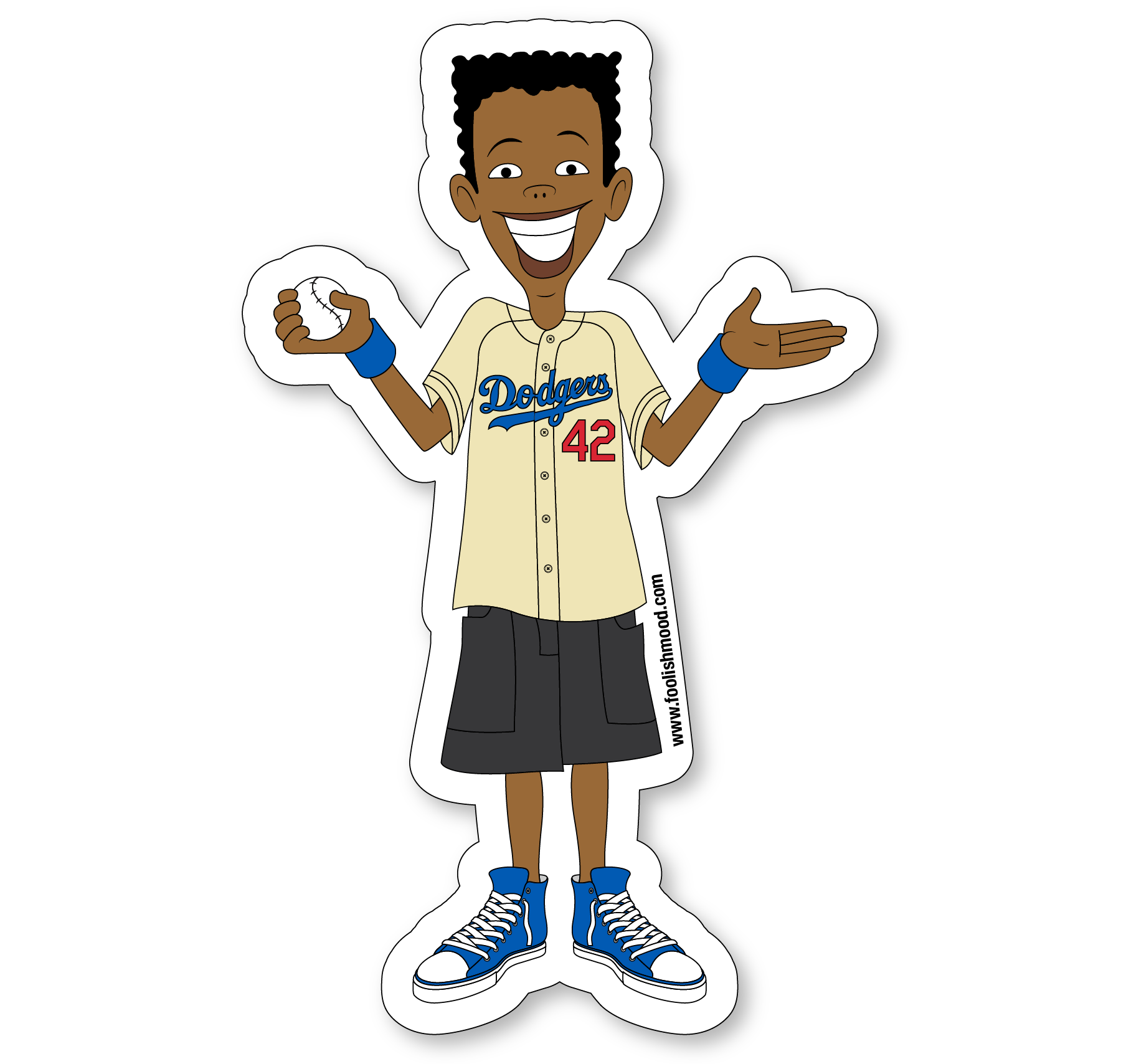 Retro Vince Sticker