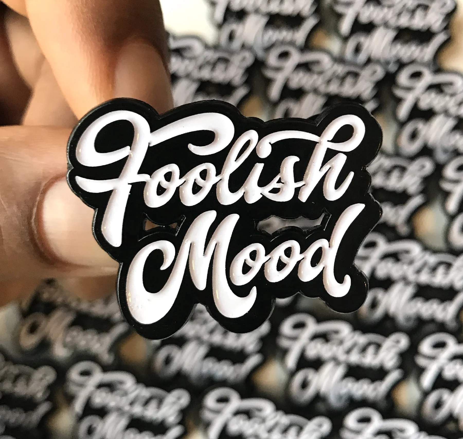 Foolish Mood Pin
