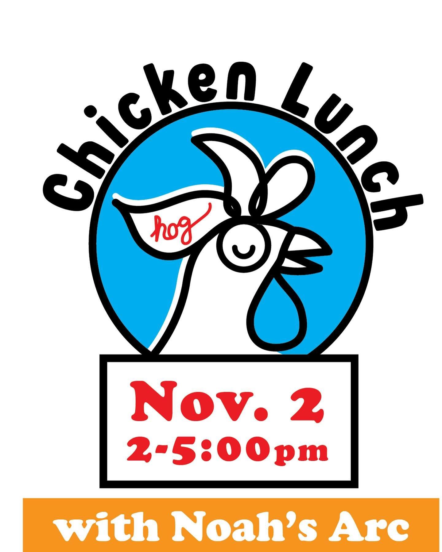 Lounge Pants lunch is on! Feast with us Saturday, November 2. Info at thehogfarm.org