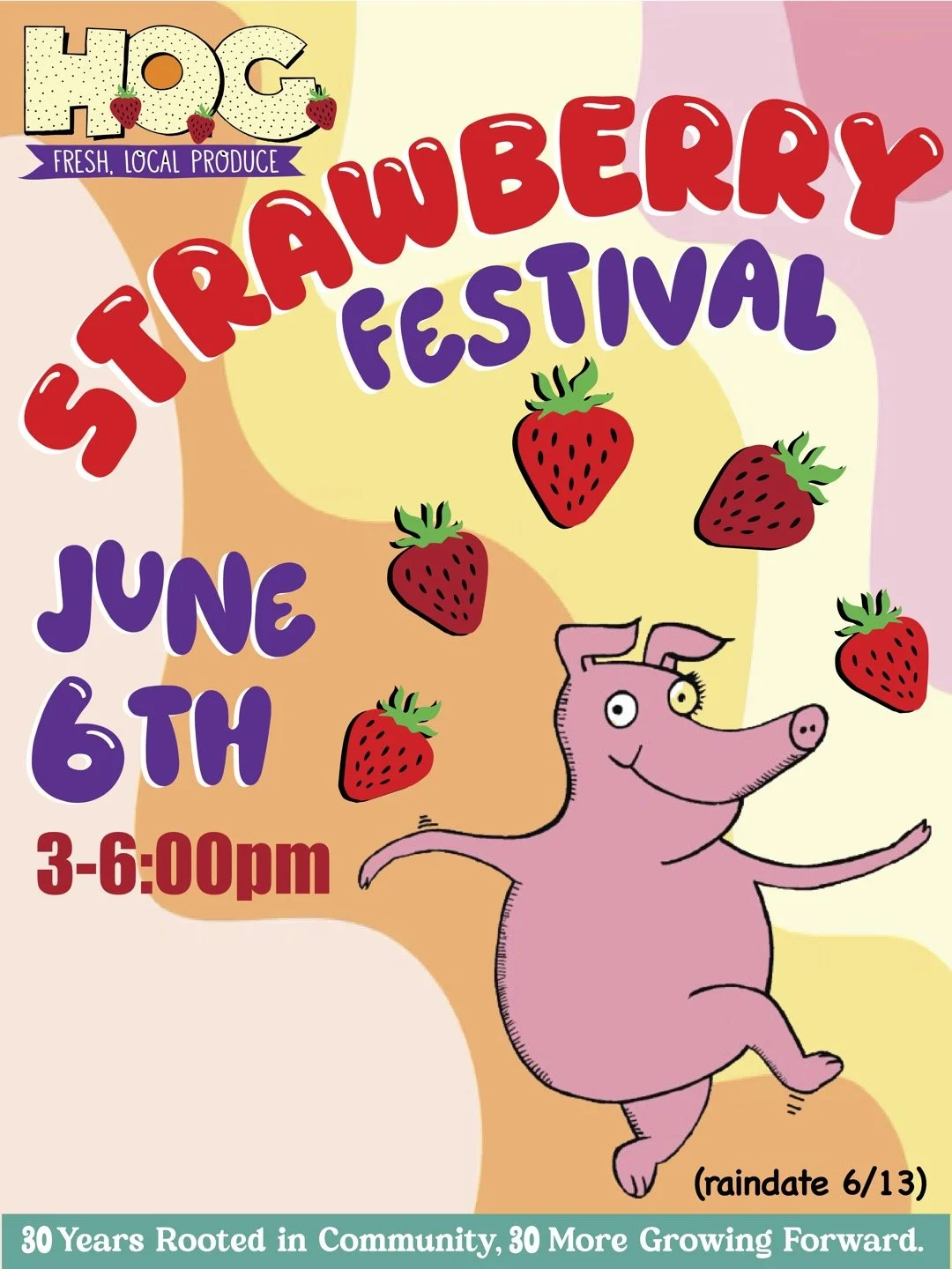 Strawberry Fest with musical guests Lazy Bunny Ukulele Band 