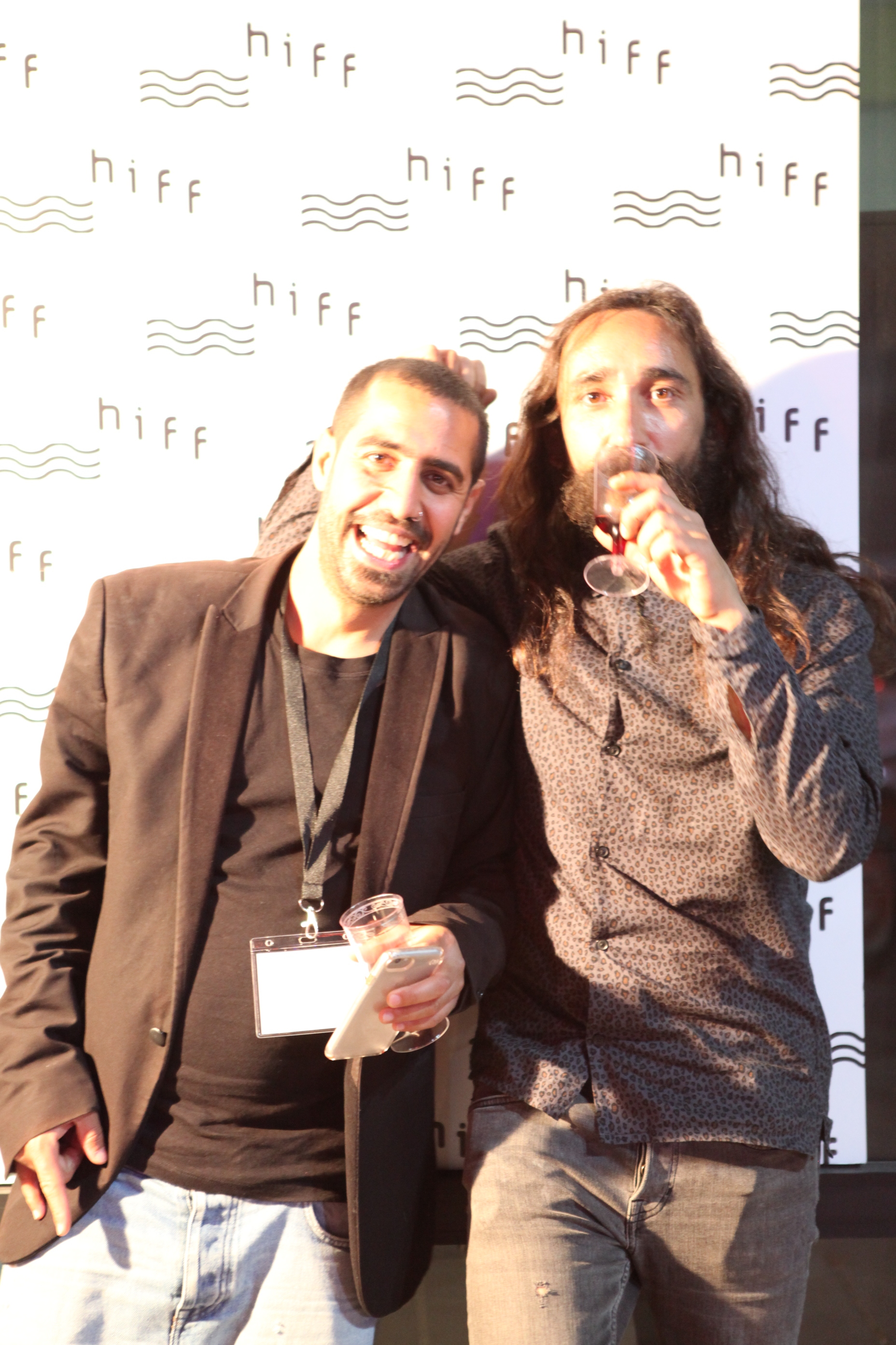 Kamil Silbak and Ayed Fadel Haifa independent Film festival.JPG