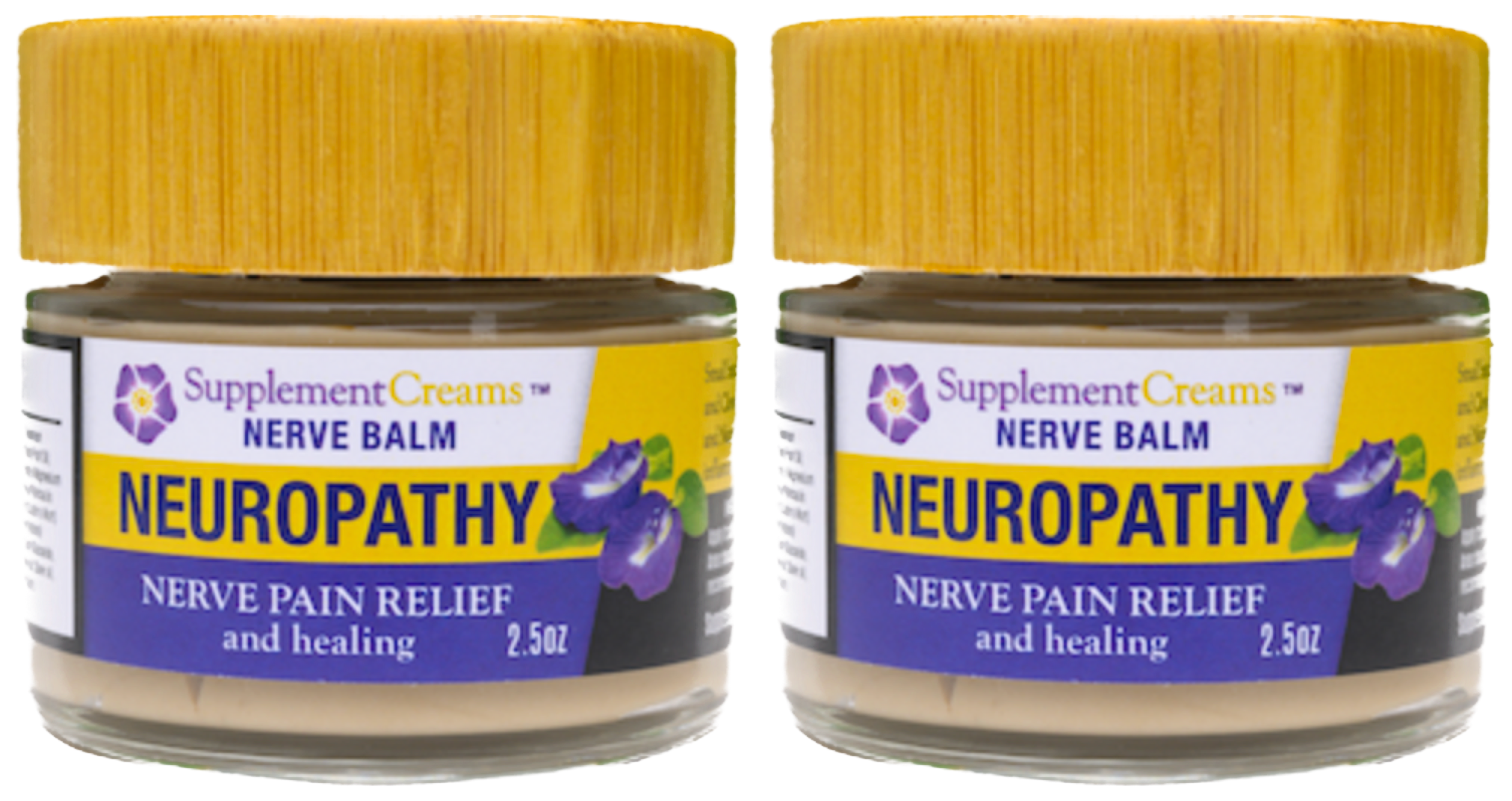 Nerve Balm - Two 2.5 oz. jars ($15.80/oz.)