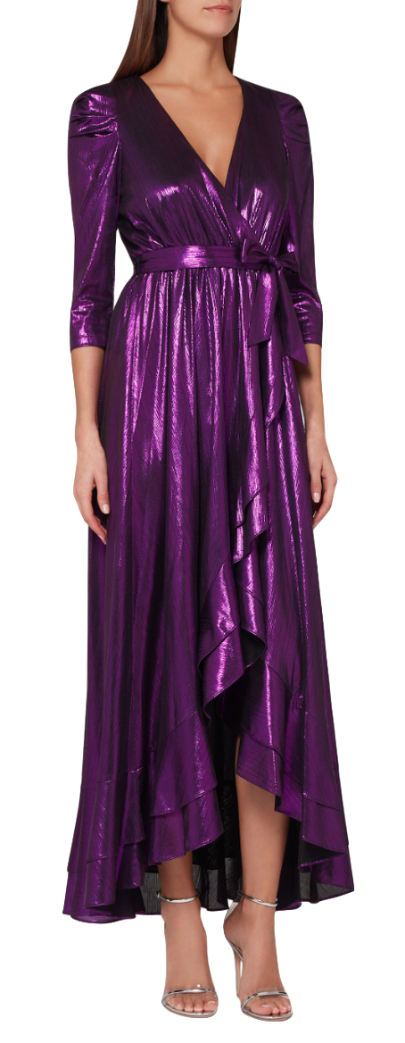 retrofete flora dress purple