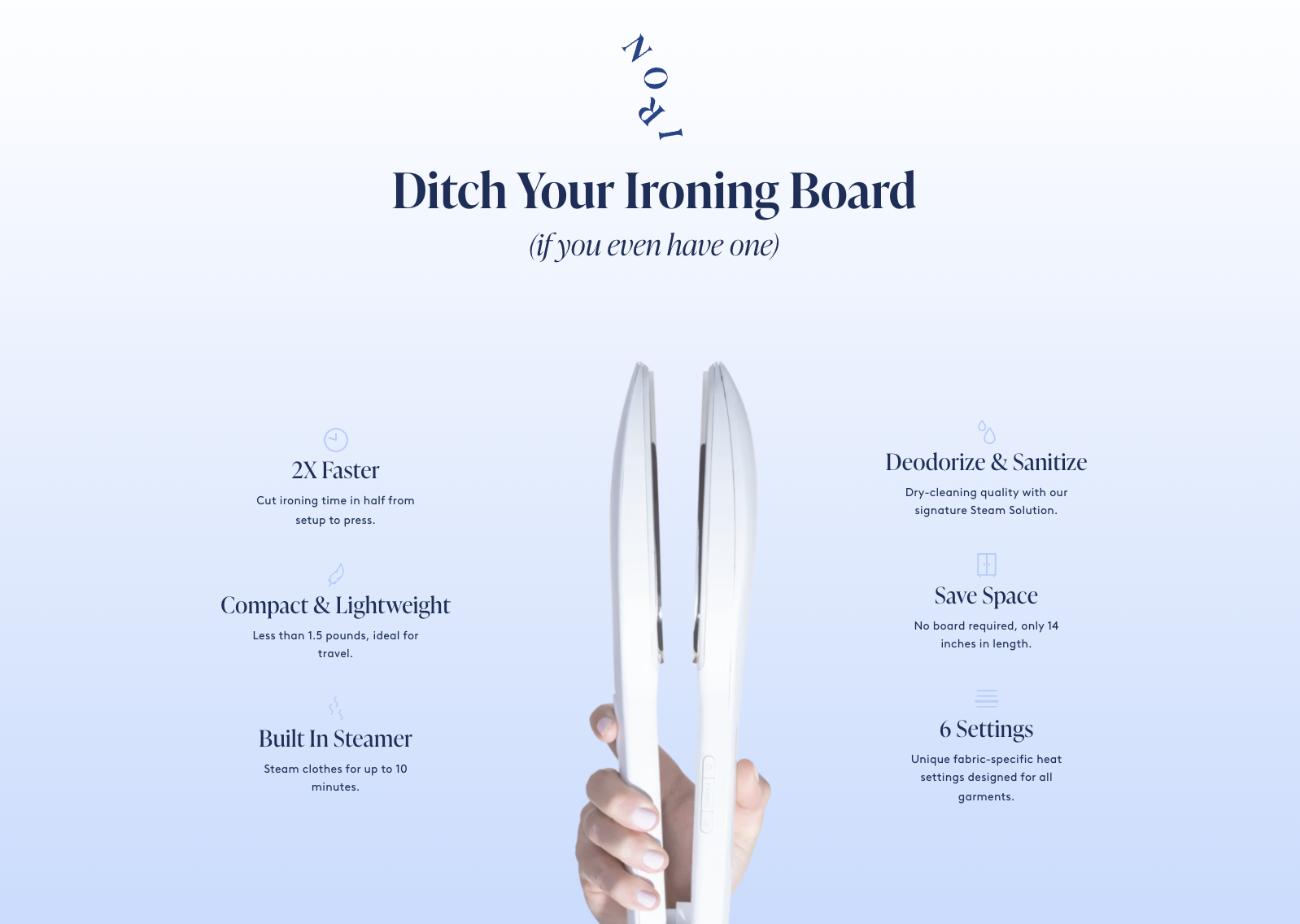 nori iron and steamer