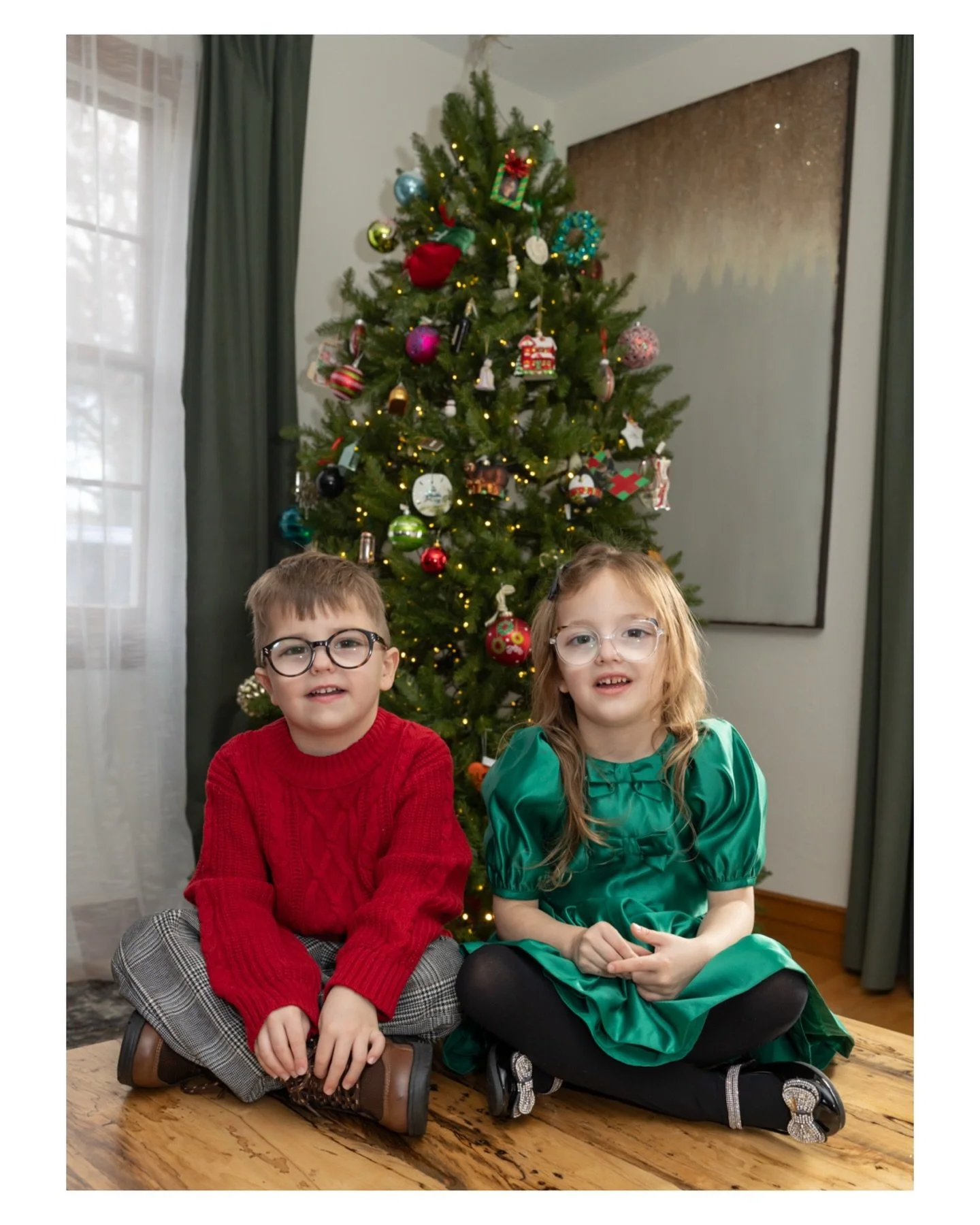 If I told you Tess has no less than 8 fully decorated trees in her home, would you believe me?! In home session with the always fabulous G. family!