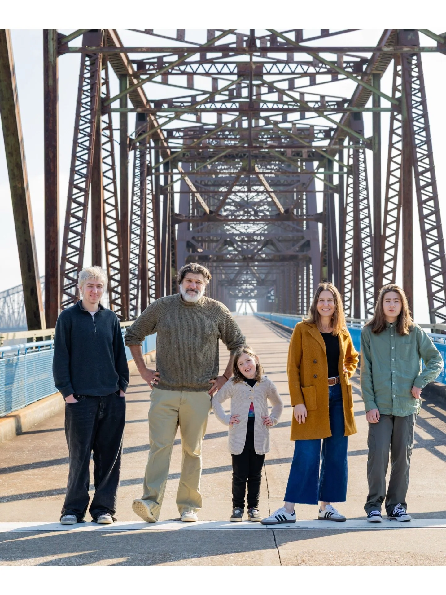First session at the Chain of Rocks Bridge! Congrats to Ezra on his final year of high school, such a perfect location for this engineering major!