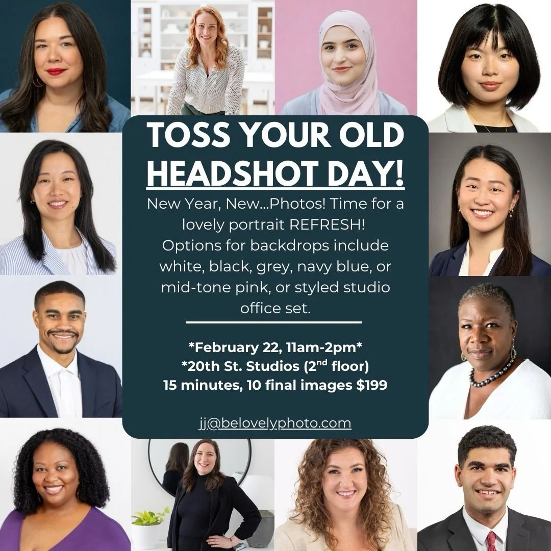 Booking link is LIVE up in my bio. It&rsquo;s time to refresh that headshot, new year new YOU! Convenient Sunday date for all you weekday working pros.
Can&rsquo;t wait to see you there!