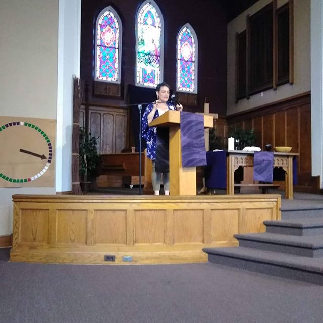 Rev. Kelly Johnston at Grace Covenant Church Chicago IL .
.
.
.
#fourmore #fourmorewomeninthepulpit #covchurch #womenpreachers