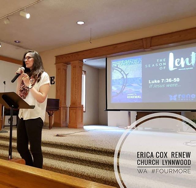 Pastor Erica Cox at Renew Covenant Church Lynnwood WA
.
.
.
.
#fourmore #fourmorewomeninthepulpit #covchurch #womenpreachers #churchplant