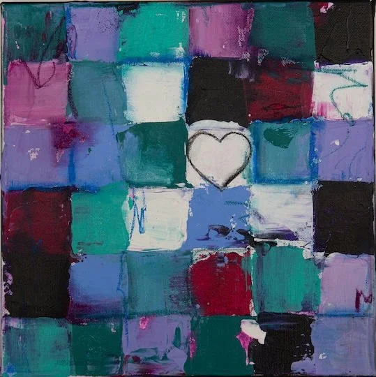Purple Pie Green I