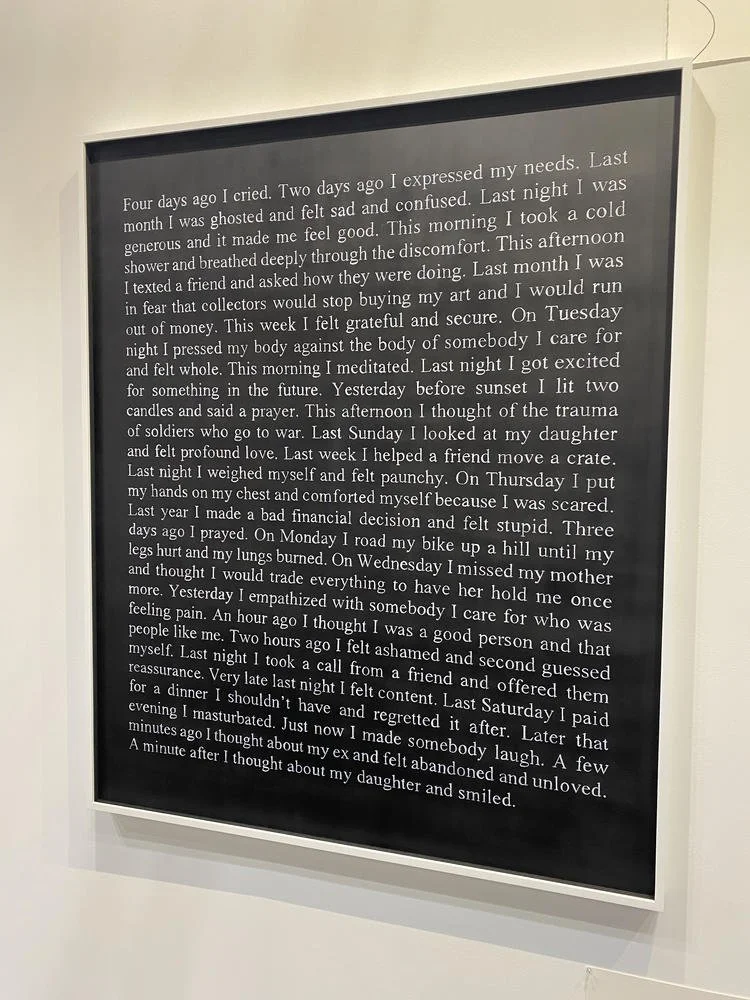 "Four Days Ago I Cried", Karl Haendel (2026)