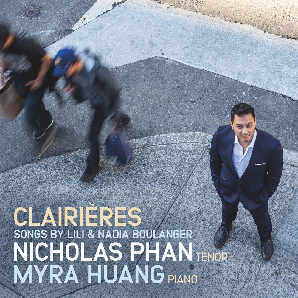 Tenor Nicholas Phan and pianist Myra Huang join forces again in this GRAMMY Award-nominated album featuring the songs of Lili and Nadia Boulanger.  Released by Avie  in January, this critically-acclaimed album is an important reassessment of the sis