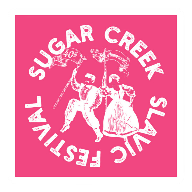 40th Dancers Circle Type Sticker