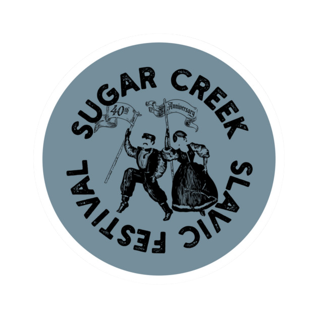 40th Dancers Circle Type Magnet