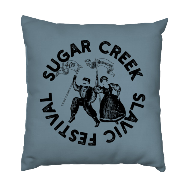 40th Dancers Circle Type Pillow