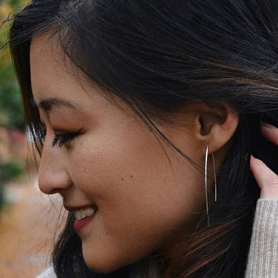 Happy Fox Studio - Handmade, Long, Minimalist Earrings