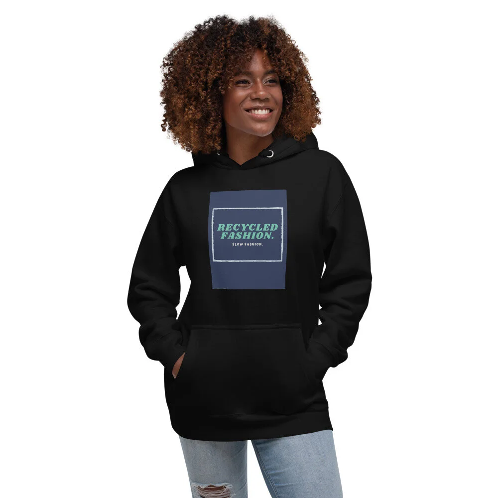 Recycled Fashion, Unisex Hoodie!