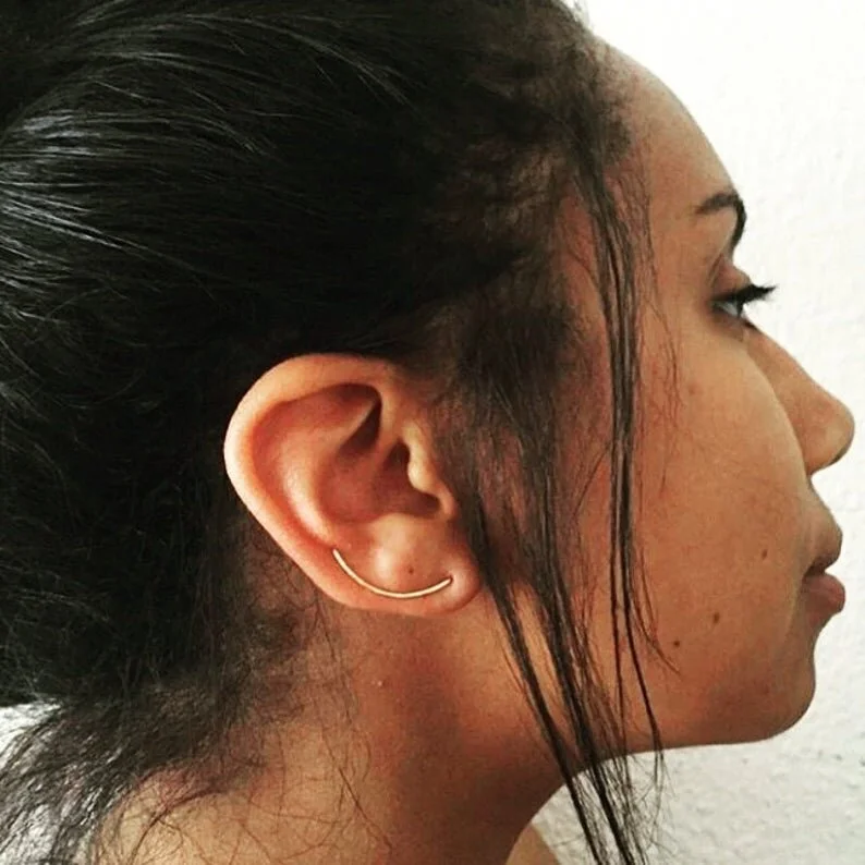 Happy Fox Studio - Handmade, Graceful Ear Climber Pair of Earrings