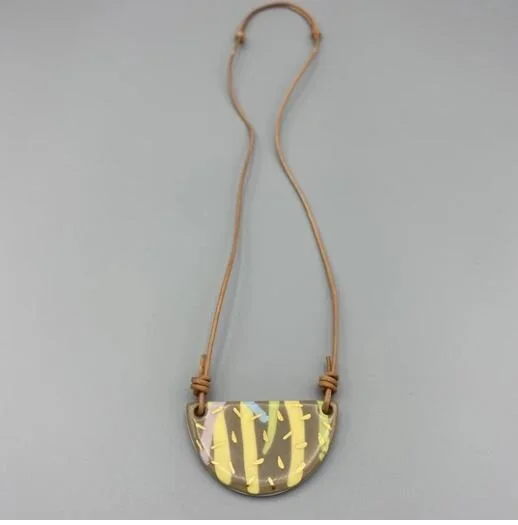 MELTED - Handmade, Donut, Hapa, Spec Necklace