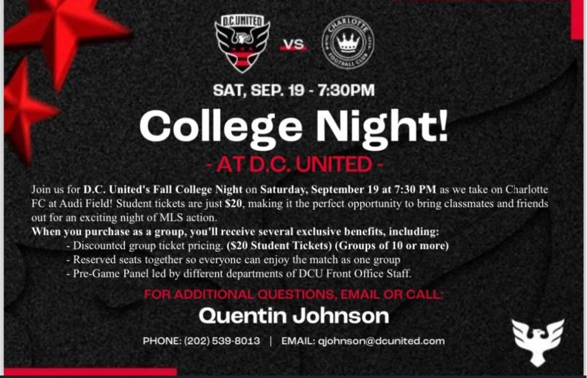 College Night at D.C. United 