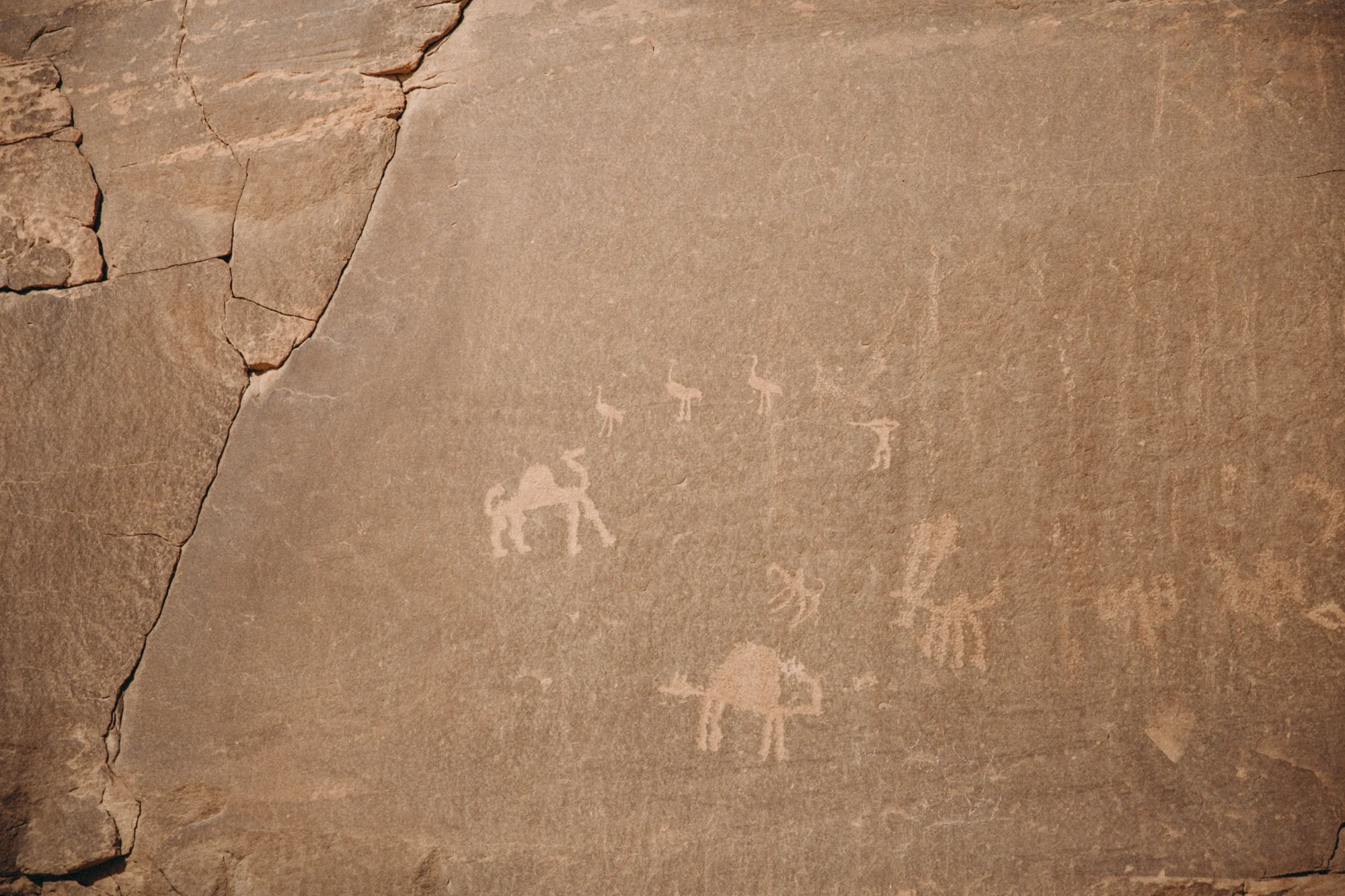 Ancient drawings on the cliffs!