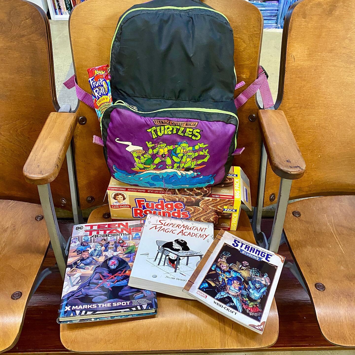 School is officially back in session in San Diego! To help all the titans, mutants, and magicians fill their backpacks with books, students get 20% off all purchases until the end of the month! Just show us your student ID. (Sorry, Fudge Rounds not i