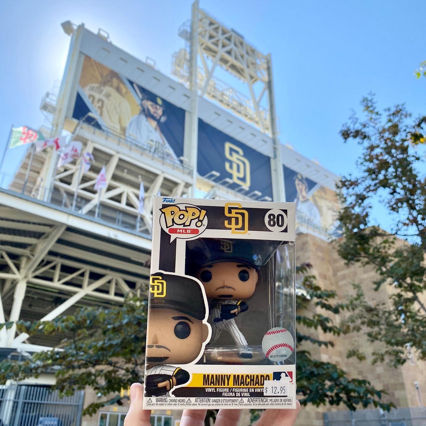 It may not be as fun as seeing him play with the Padres, but it&rsquo;s in the same ballpark! 🏟😉 We&rsquo;ve got a stack of the new Manny Machado Funko Pops in stock, and we&rsquo;re just 5 blocks from Petco Park. No game today, so parking will be 